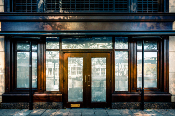 A closed down shop
